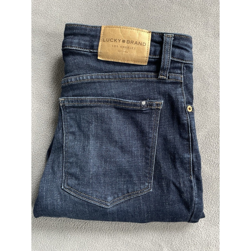 Lucky Brand Womens Jeans 12 31 Ankle Button Fly Mid Rise‎ Skinny Ava 5 Pockets